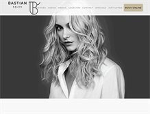 Tablet Screenshot of bastiansalon.com